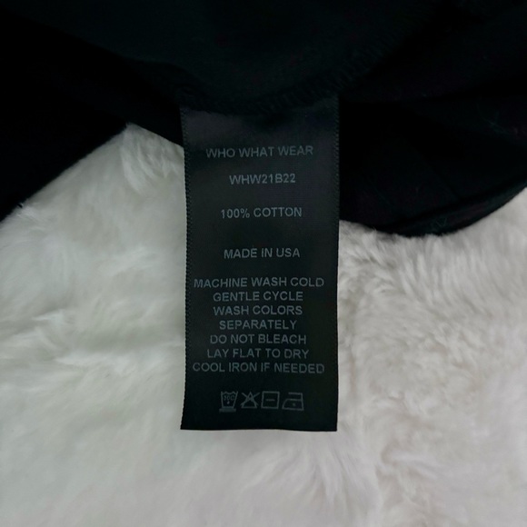 Who What Wear Collection Mack Flared Midi Skirt in Licorice Size Large NEW Slit - Picture 10 of 12